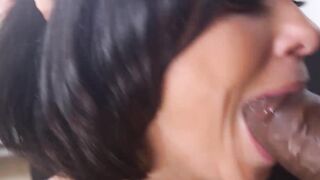 Euro babe roughly ass fucked by BBC and big dildos