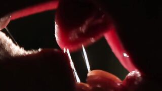 Erotic babe orally pleasured before powerful lovemaking