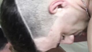 Bareback bedroom raw sex with two hot amateur real jocks