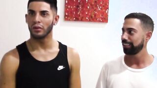 Real amateur studs give blow each other before rawpounding