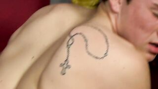 Dirty dick riders have a sexy sword fight in their bedroom