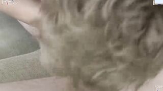 Twink Jacob Riley getting mouth fucked hard till cumshot