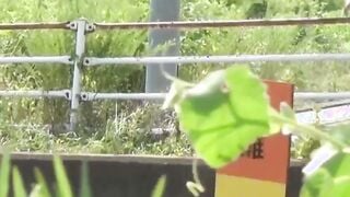Japanese schoolgirls unleash their peeing power outdoors