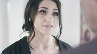Sexy petite teen met dominant stranger