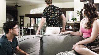 Teen BBW stepsis made stepbro fuck her