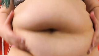 Heavy Harlot Becki Butterfly Masturbates Before Getting Screwed Rough