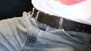 Experienced rod choker spanks his hairy cock and sprays cum