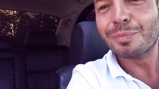 German blonde Street Bimbo Boned date inside Outdoor