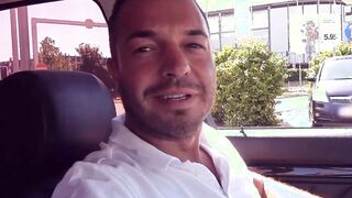 German blonde Street Bimbo Boned date inside Outdoor