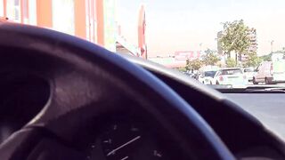 German blonde Street Bimbo Boned date inside Outdoor