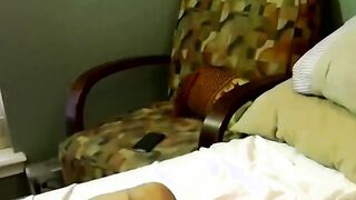 Amateur black guy Dj gets a long cock sucking from other guy