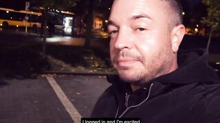 Turkish Fiance is cheating at german outside night Sexdate
