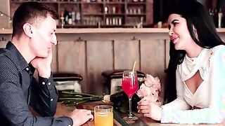 Lady D is hoping for a gentleman, and she getting one with Charlie Dean. When she arrives, he has already got a drink ready for her. Pulling out a chair, he helps Lady D take a seat. She flashes him to prove that she's feeling the heat, even hiking up her