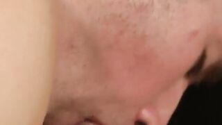 Cute Luke warms up Nicley for some face fucking and cumshot