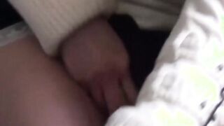 Beautiful Japanese babe toying her pussy all alone