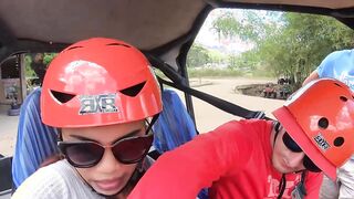 Amateur Thai GF oral sex after buggy fun