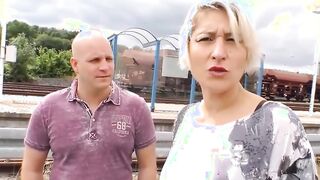 DeutschlandReport - Oda Amelie Big Tit German Blonde Gets Her Older Twat Screwed Rough - AMATEUREURO two