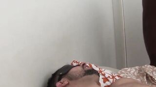 Latino dude fucked by dark skinned hunk with big dick raw