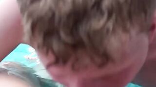 White handsome dude sucks two hot and enormous cock