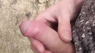 Hot twink gets down and sucks two big dick dudes till jizz