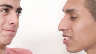 Thin homosexual twinks try first time anal boned