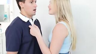 When Chloe Rose sneaks in her stepbrother Jay Romero's room to go looking for a