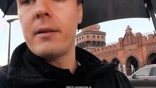 German ugyl housewife picked up from younger dude on street for meet and nailed