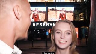 Shy 18yo Ukrainian eighteen dating into german street and picked up