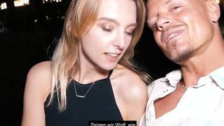 Shy 18yo Ukrainian eighteen dating into german street and picked up