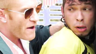 Young gay roughly ass fucked by muscular blond officer