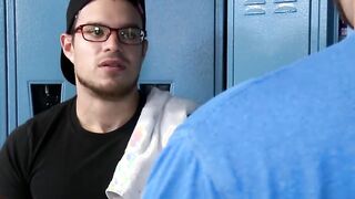 Sexy Dustin Steele and Jason Barr fucking in the locker room