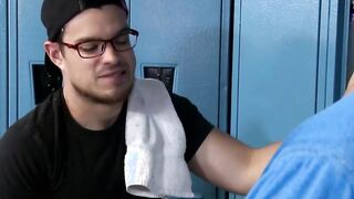 Sexy Dustin Steele and Jason Barr fucking in the locker room