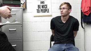 Homo perp Darron Bluu dominated by young officer Cole Church