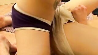 Sensual twinks in underpants ass fuck in the bathroom