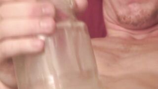 Amateur man masturbates with fleshlight and enjoys Hoe 3