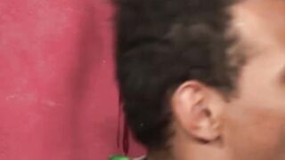Latino threesome breeding makes big dick shoot jizz Hoe 3