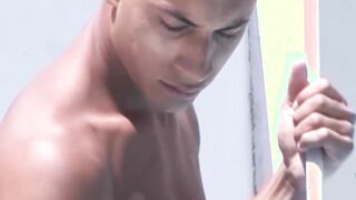 Latino pool boy is about to get drilled bareback