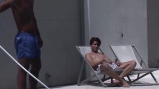 Latino pool boy is about to get drilled bareback
