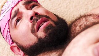 Macho bear pounding his chubby boyfriend bareback