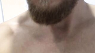 Real amateur jock films his solo masturbation in bathroom