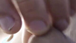 Real amateur jock films his solo masturbation in bathroom