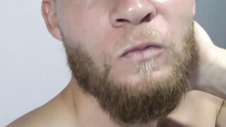 Real amateur jock films his solo masturbation in bathroom
