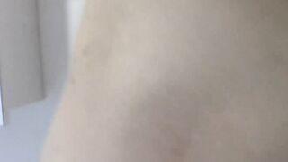 Real amateur jock films his solo masturbation in bathroom