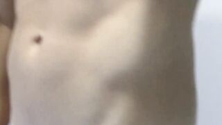Real amateur jock films his solo masturbation in bathroom