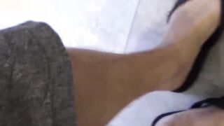 Real amateur jock films his solo masturbation in bathroom