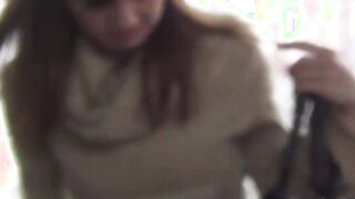 Japanese cuties take panties off to pee in hidden places