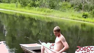 Joe cant stop himself from sucking this straight guys cock