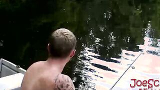 Joe cant stop himself from sucking this straight guys cock