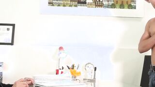 Young twink gets his asshole destroyed by a handsome man
