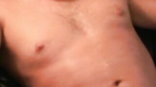 Nasty old man grabs his fat dick and masturbates solo